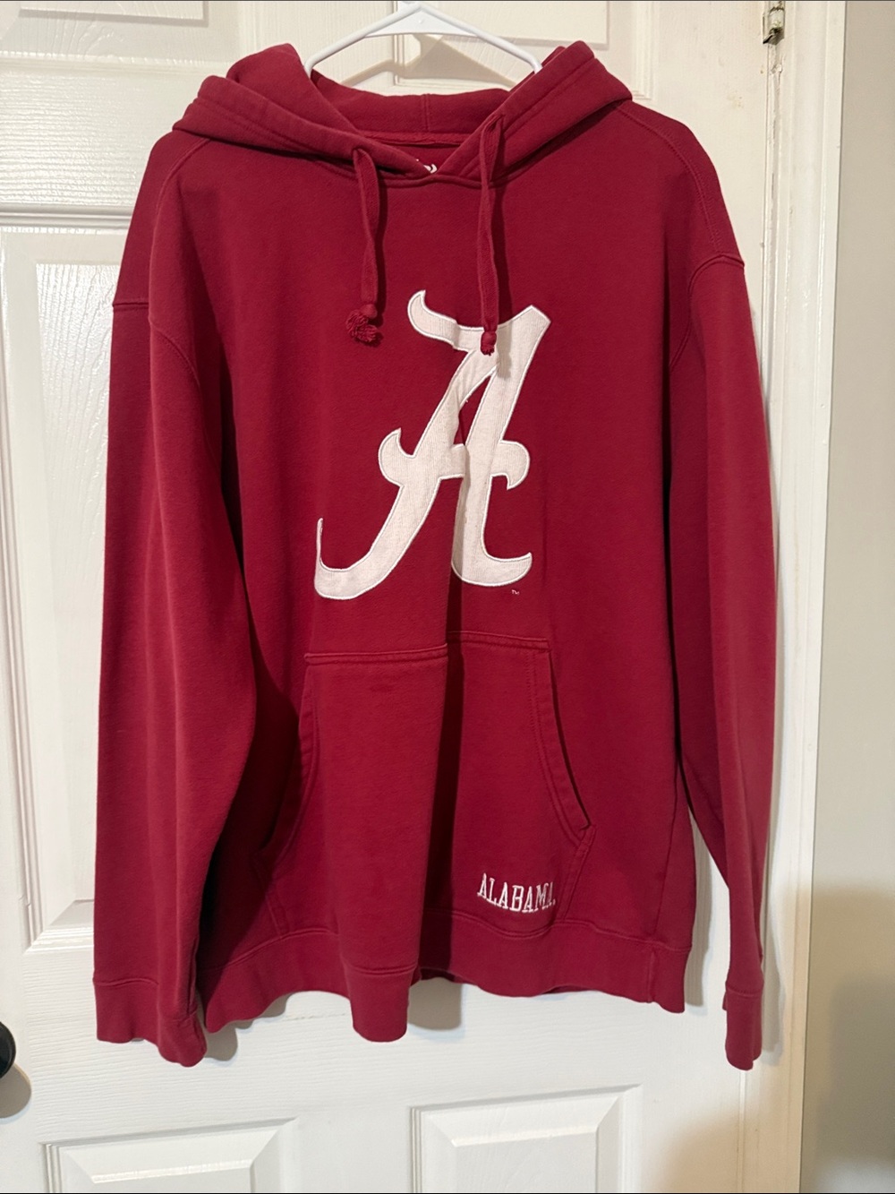 Crimson College Logo Maroon Pullover Hoodie